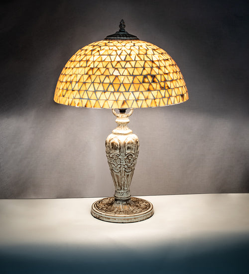 24" High Mosaic Dome Table Lamp