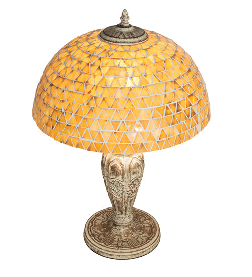 24" High Mosaic Dome Table Lamp