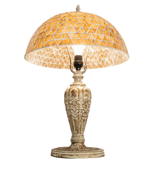 24" High Mosaic Dome Table Lamp