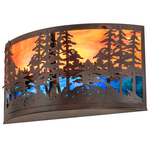 24"W Tall Pines Wall Sconce