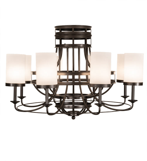 46" Wide Saxony 8 Light Chandelier