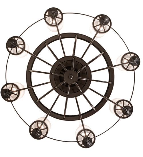 46" Wide Saxony 8 Light Chandelier