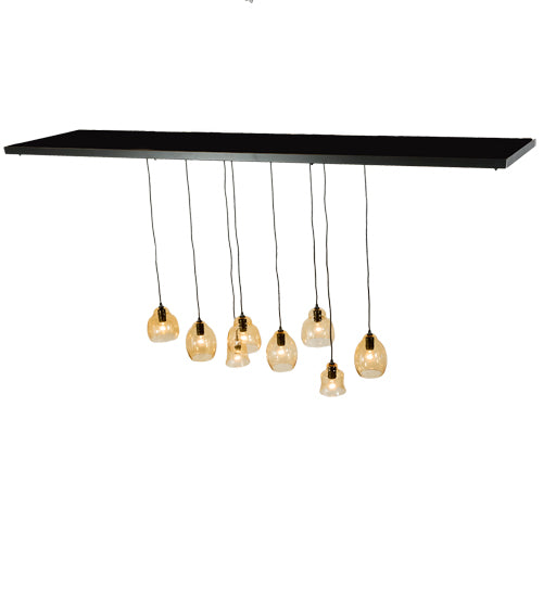 96" Long Raquel 8 Light Cascading Pendant