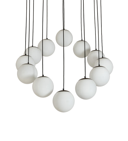 40" Wide Bola Cascading Pendant