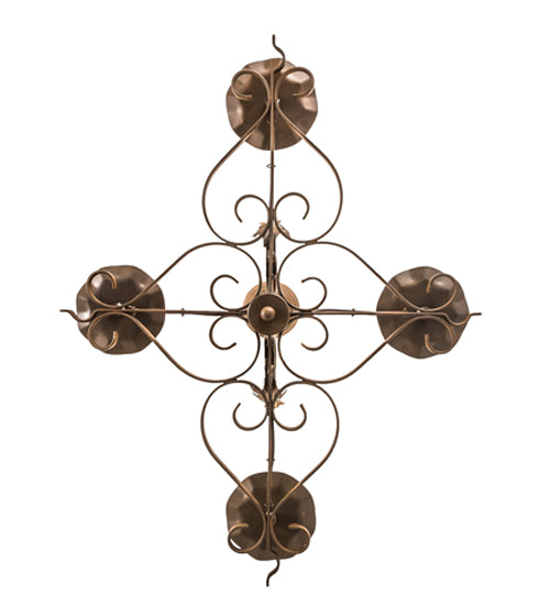 28" Long Elianna 4 Light Oblong Chandelier