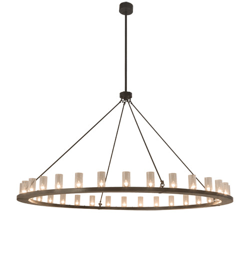 96" Wide Loxley 32 Lt Chandelier