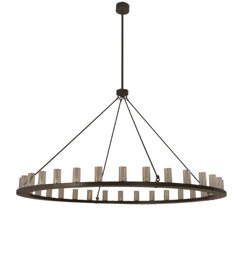 96" Wide Loxley 32 Lt Chandelier