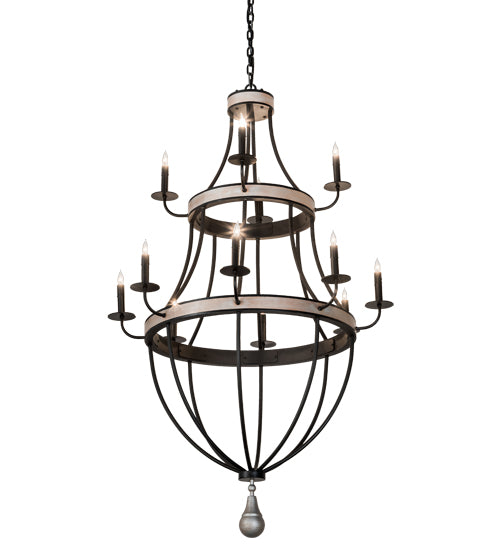 36" Wide Georgetown Chandelier