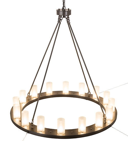 48"W Loxley 16 Lt Chandelier