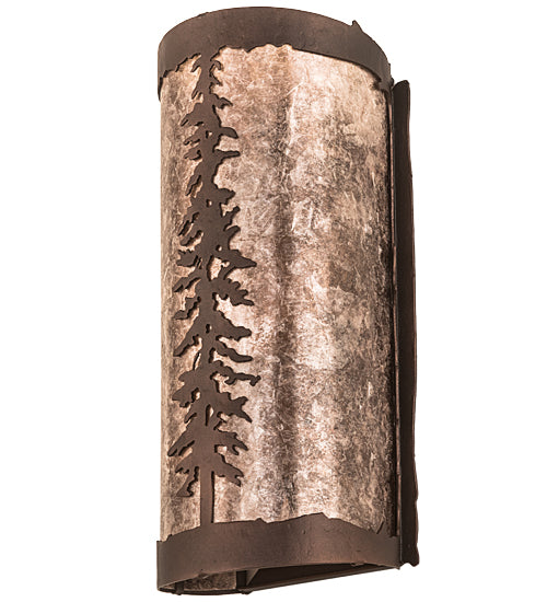 5" Wide Tall Pines Wall Sconce