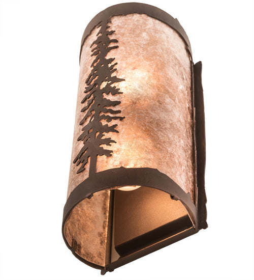 5" Wide Tall Pines Wall Sconce