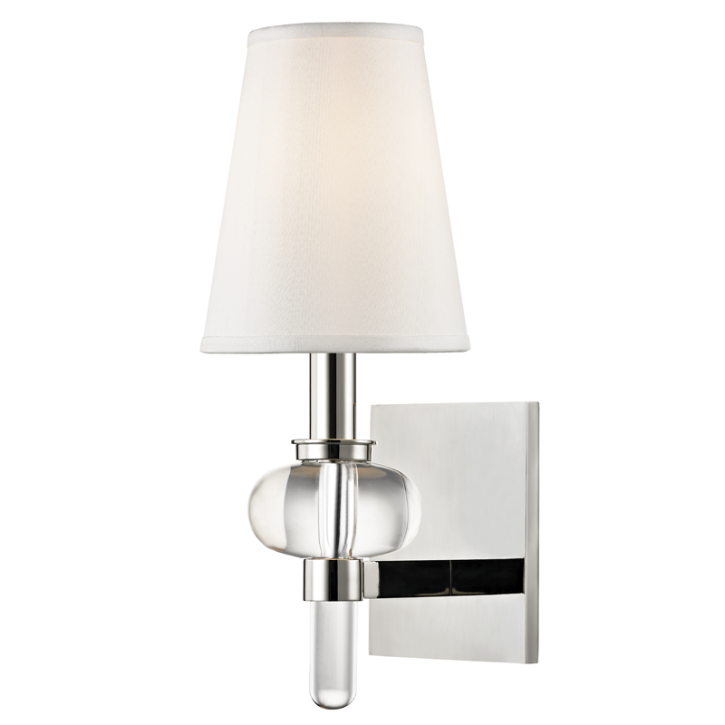 Luna Wall Sconce - Polished Nickel