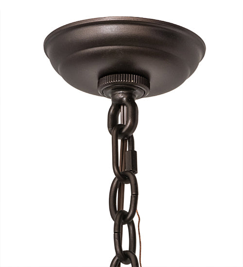 5" Wide Mahogany Bronze 3 Light Heavy Duty Pendant Hardware