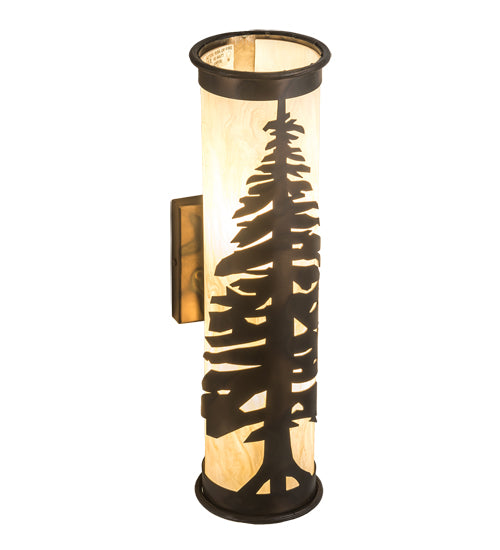 5" Wide Pine Tree Wall Sconce