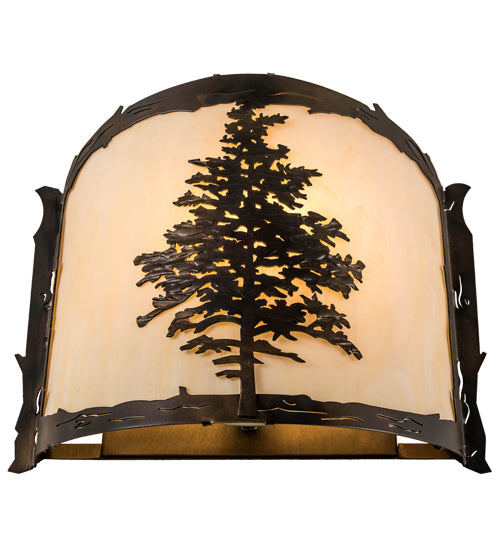 12" Wide Tamarack Wall Sconce