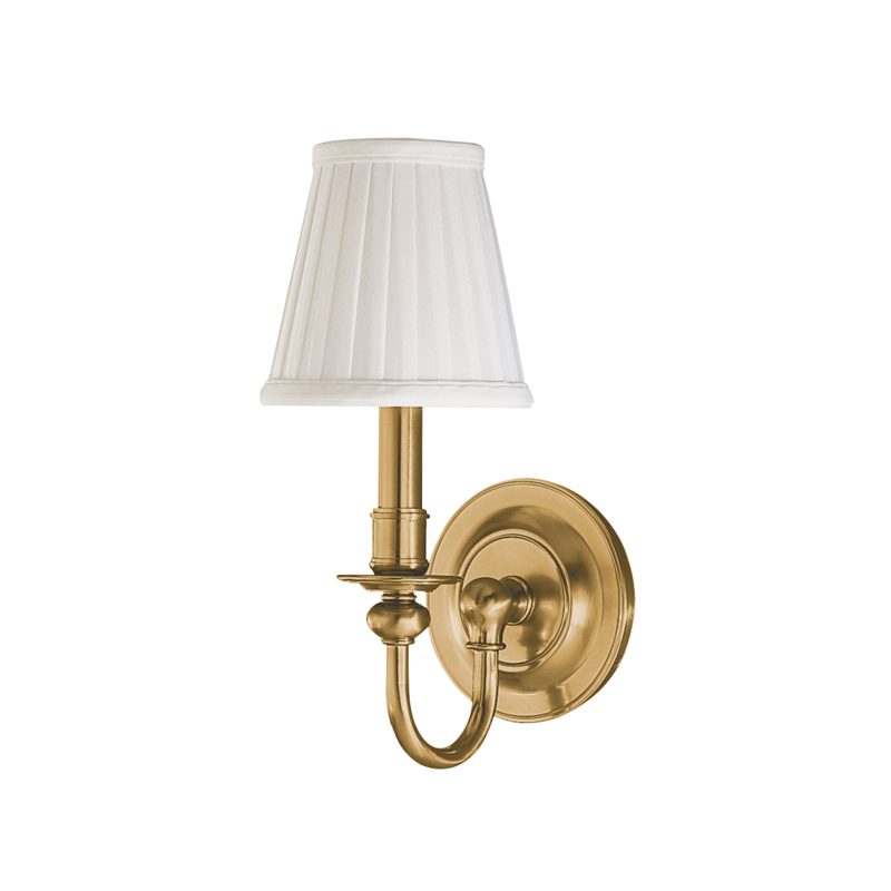 Beekman Wall Sconce 5" - Aged Brass