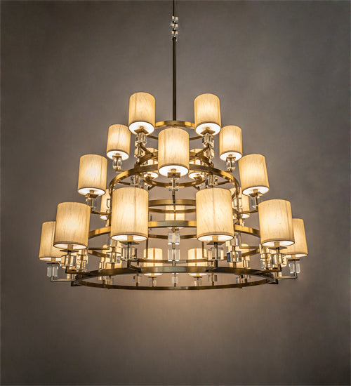 60" Wide Montecito Ritz 24 Light Chandelier