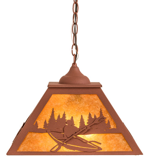 16"Sq Kayaker Pendant