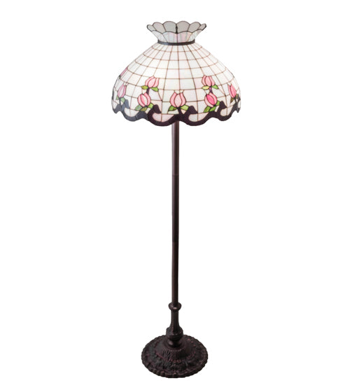 62" High Roseborder Floor Lamp