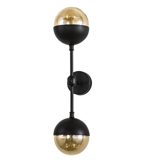 6" Wide Bola Deux Wall Sconce