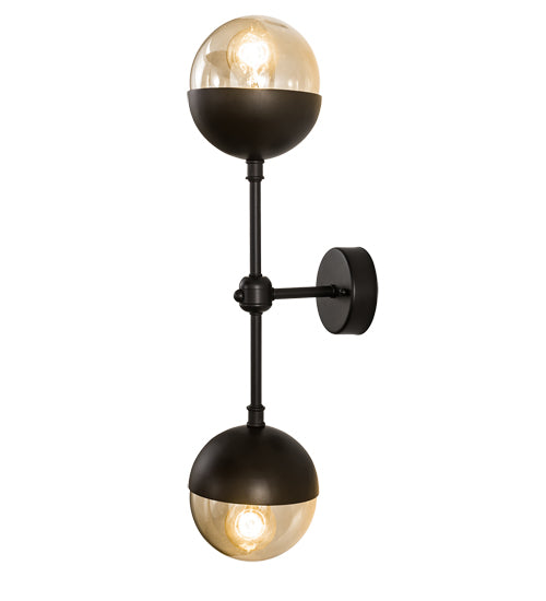 6" Wide Bola Deux Wall Sconce