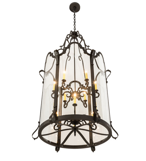 33"W Dubrek 12 Lt Foyer Lantern