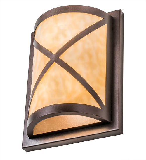 9" Wide Whitewing Wall Sconce