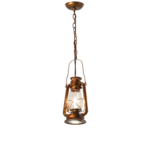 7" Wide Miners Lantern Mini Pendant