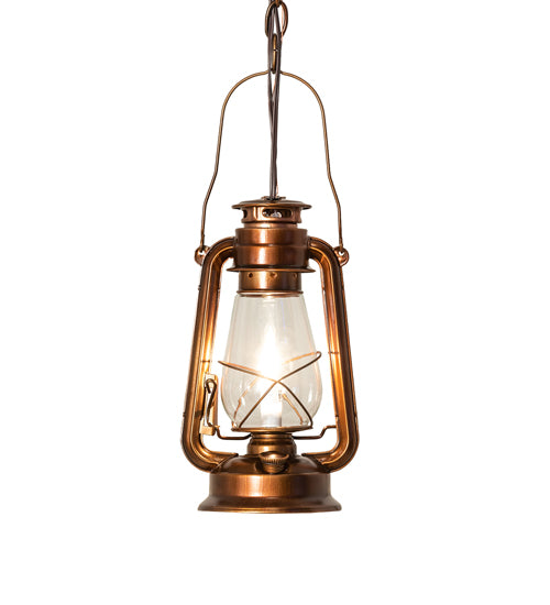 7" Wide Miners Lantern Mini Pendant