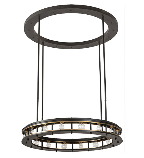 49" Wide Alva Cilindro 16 Light Pendant