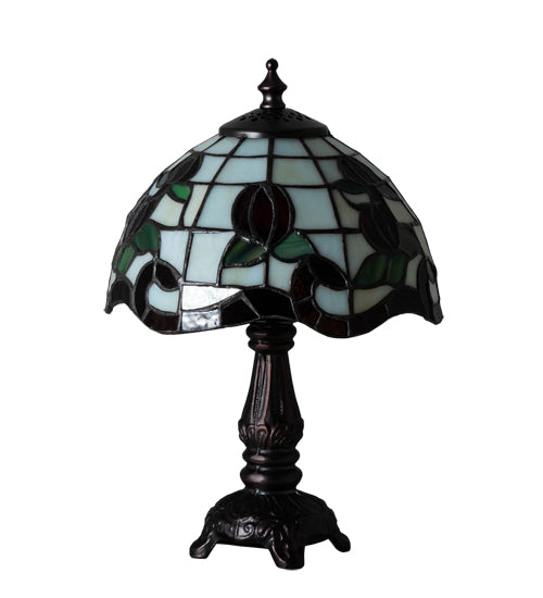 12" High Roseborder Mini Lamp