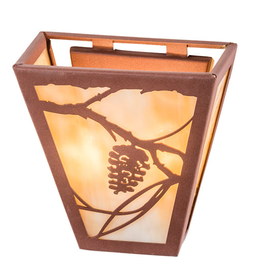 7" Wide Whispering Pines Wall Sconce