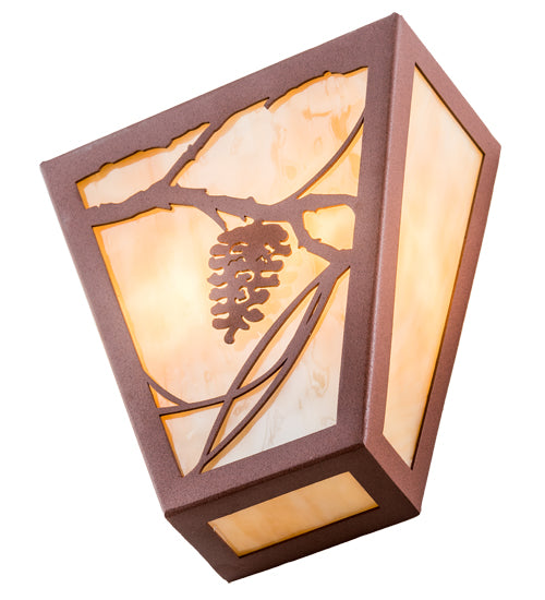 7" Wide Whispering Pines Wall Sconce