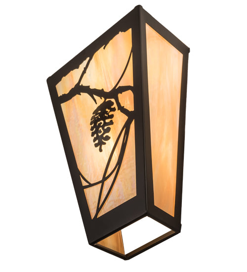 11" Wide Whispering Pines Wall Sconce