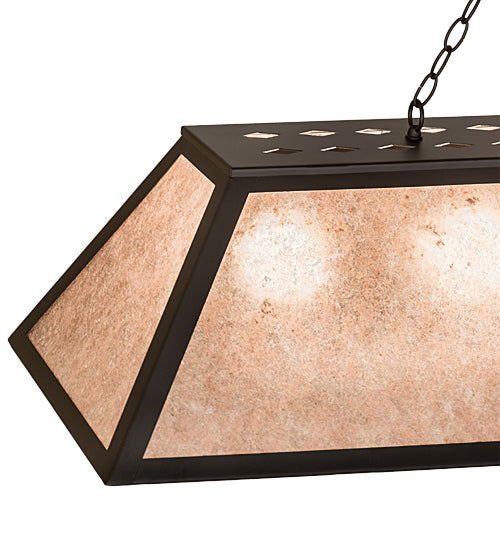 70"L Tri-Panel Oblong Pendant