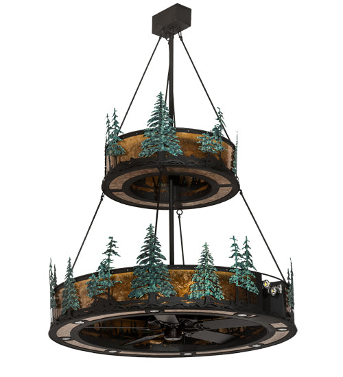 55" Wide Tall Pines Two Tier Chandel-Air