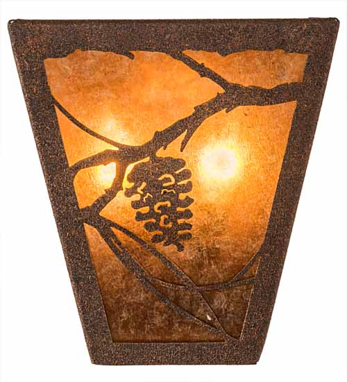 7"W Whispering Pines Wall Sconce