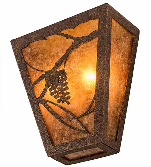 7"W Whispering Pines Wall Sconce