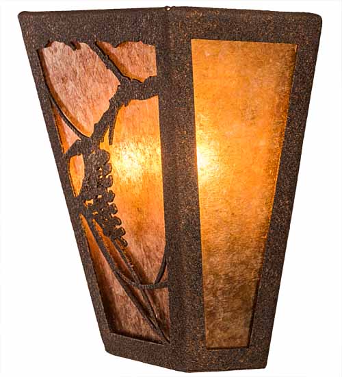 7"W Whispering Pines Wall Sconce