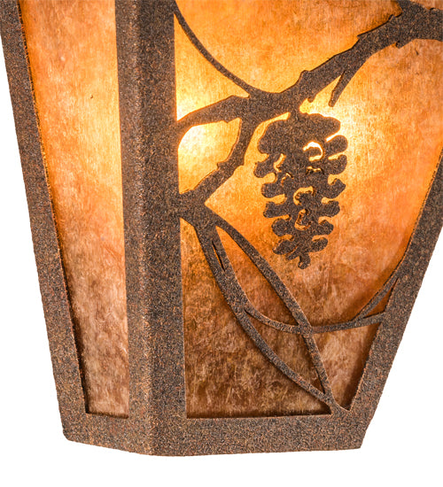 7"W Whispering Pines Wall Sconce