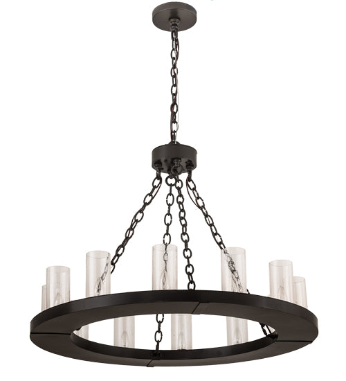 36" Wide Loxley 12 Light Chandelier