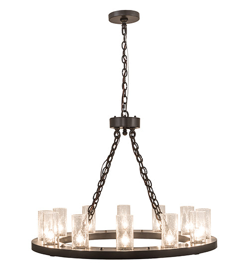 36" Wide Loxley 12 Light Chandelier