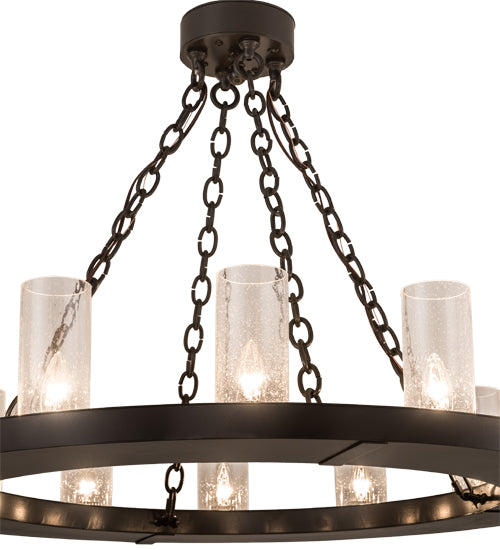 36" Wide Loxley 12 Light Chandelier