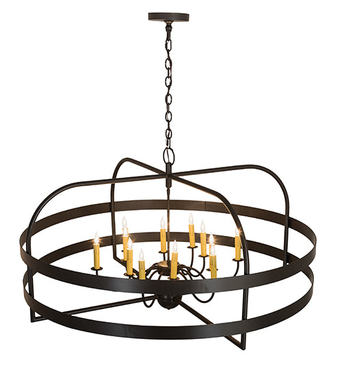 48" Wide Aldari 12 Light Chandelier