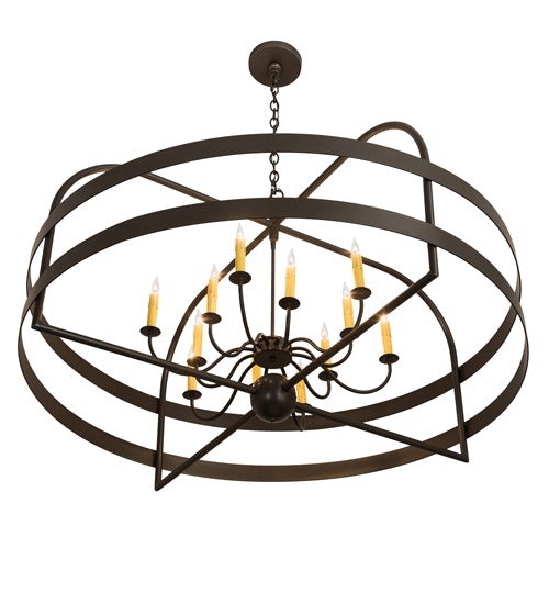 48" Wide Aldari 12 Light Chandelier