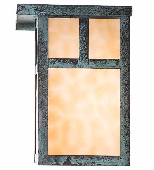 8" Wide Hyde Park "T" Mission Wall Sconce