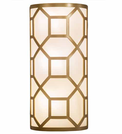 8" Wide Cilindro Mosaic Wall Sconce