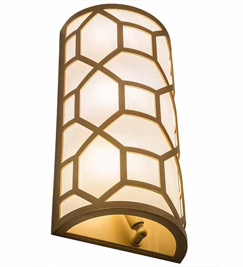 8" Wide Cilindro Mosaic Wall Sconce