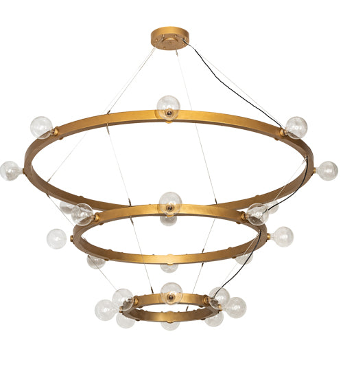 72" Wide Manheim Alva 24 Light Three Tier Chandelier