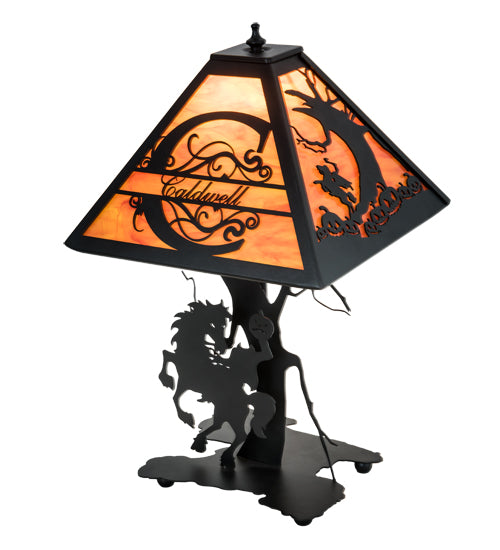 12.5" Wide Personalized Headless Horseman Table Lamp